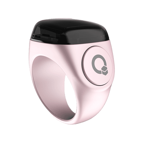 iQibla Zikr Noor Smart Bluetooth Ring 18mm - Pink