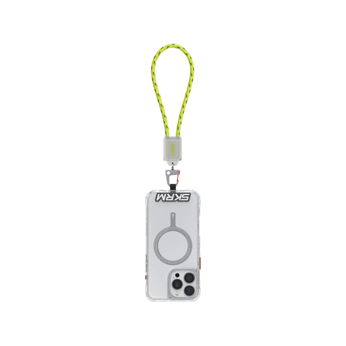SkinArma Dyno VE USB-C to USB-C 2-In-1 240W Hand Strap and Charging Cable - Lime Green