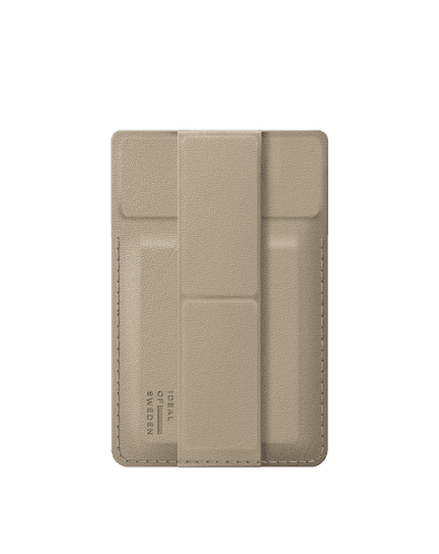 iDeal Of Sweden Wallet MagSafe Card Holder With Grip Stand - Beige