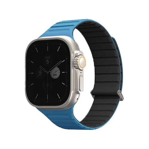 Uniq Revix Evo Reversible Strap For Apple Watch 49/45/44/42mm - Pacific Blue / Black