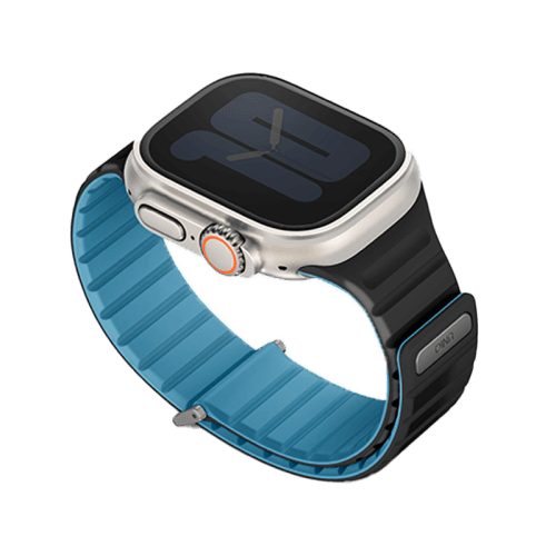 Uniq Revix Evo Reversible Strap For Apple Watch 49/45/44/42mm - Pacific Blue / Black