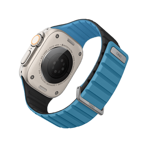 Uniq Revix Evo Reversible Strap For Apple Watch 49/45/44/42mm - Pacific Blue / Black