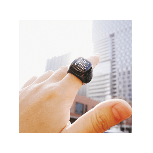 iQibla Zikr Noor Smart Bluetooth Ring 18mm - Black