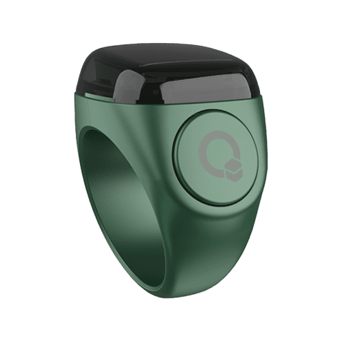 iQibla Zikr Noor Smart Bluetooth Ring 18mm - Green