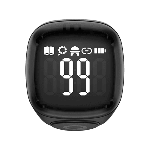 iQibla Zikr Noor Smart Bluetooth Ring 20mm - Navy Blue
