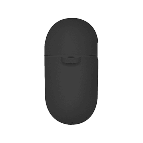 Uniq Nexo Active Hybrid Silicone Airpods 4th Gen Case With Sports Ear Hooks - Black