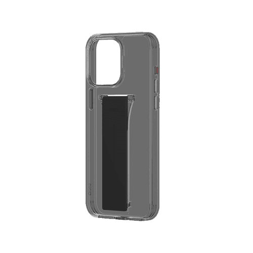 Uniq Hybrid Heldro Mount With Stand Case for iPhone 15 Pro - Vapour Smoke