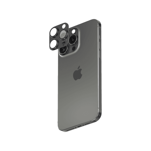 Smart Premium Camera Lens Protector for iPhone 15 Pro / 15 Pro Max - Black Titanium