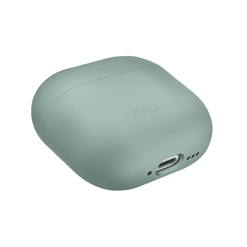 Uniq Lino Hybrid Liquid Silicon Airpods 4th Gen Case – Ice Plant Green