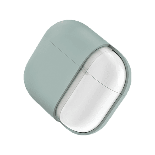 Uniq Lino Hybrid Liquid Silicon Airpods 4th Gen Case – Ice Plant Green