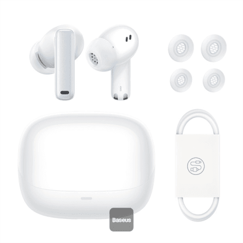 Baseus Bowie M2s True Wireless Earphone - Moon White