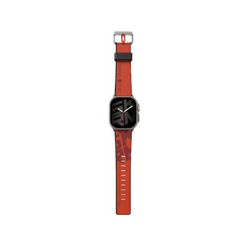 SkinArma Spunk Watch Strap for Apple Watch 49/45/44mm - Orange Red