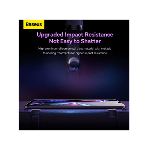 Baseus Crystal 0.3mm HD Tempered Screen Protector for iPad Pro 12.9" - Clear