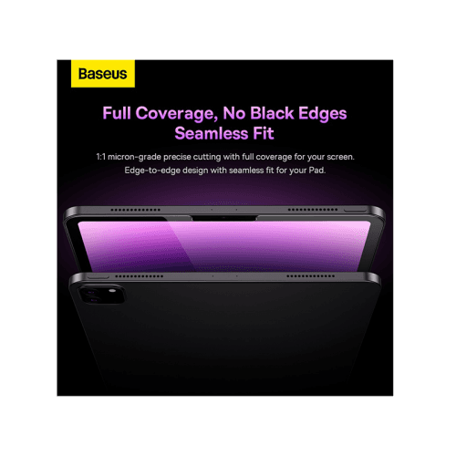 Baseus Crystal 0.3mm HD Tempered Screen Protector for iPad Pro 12.9" - Clear
