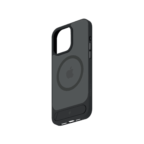 Smart Premium Designer Magsafe Stand Case for iPhone 16 Pro Max - Black