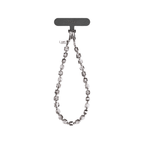 Uniq Coehl Candy Gem Universal Phone Charm Handstrap - Sparkling Silver