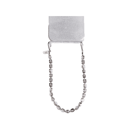 Uniq Coehl Candy Gem Universal Phone Charm Handstrap - Sparkling Silver