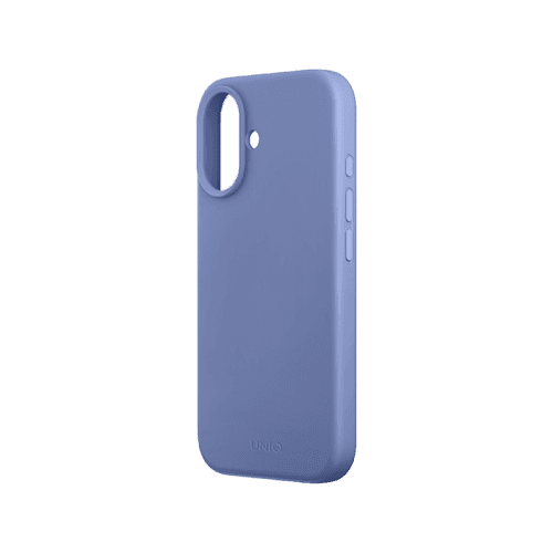 Uniq Hybrid Lino Hue Magsafe Case for iPhone 16 - Pearl Blue