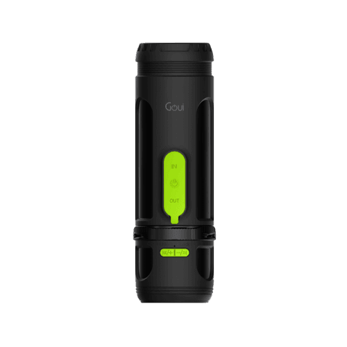 Goui Camp 4000mAh Power Bank With Camp Light and Speaker - Black