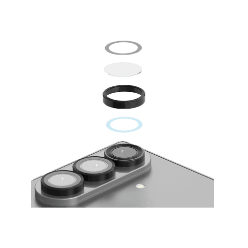 Araraee Camera Lens Ring Protection For Samsung Z Fold 7 - Clear