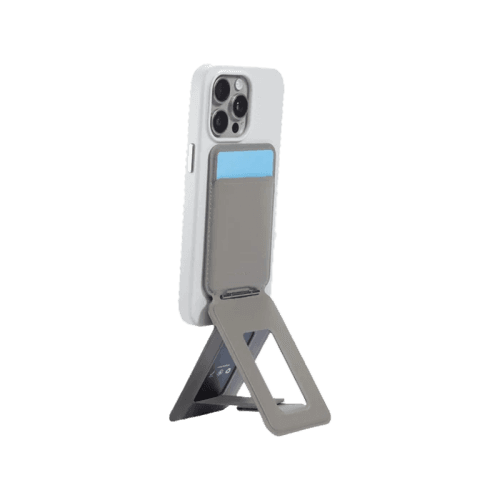 Moft MagSafe Snap-on Phone Stand With Wallet - Grey