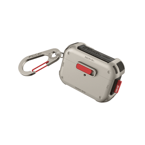 SkinArma Mecha Case for Airpods Pro 2 - Titanium