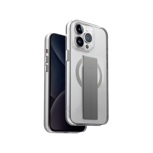 Uniq Hybrid Heldro Mag Case for iPhone 15 Pro Max - Lucent Clear