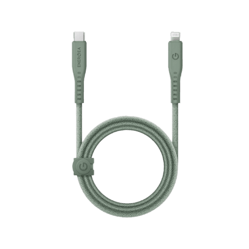 Energea Flow 480mbps USB-C to Lightning Cable 1.5M - Green