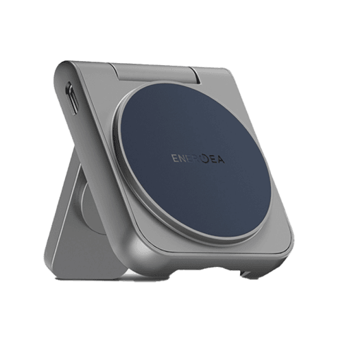 Energea MagDuo 2 IN 1 Foldable Magsafe Fast Wireless Charger - Blue