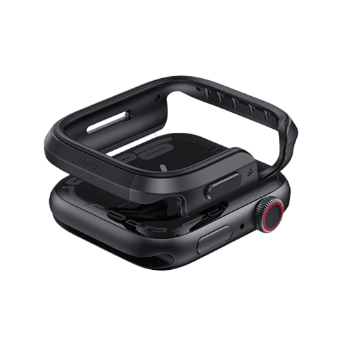 Uniq Valencia Case for Apple Watch 46MM - Midnight Black