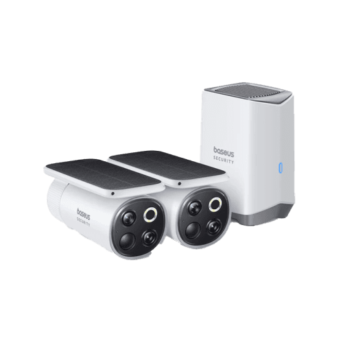 Baseus Security S1 Pro Outdoor Dual Camera 3K 2-Cam Kit - White