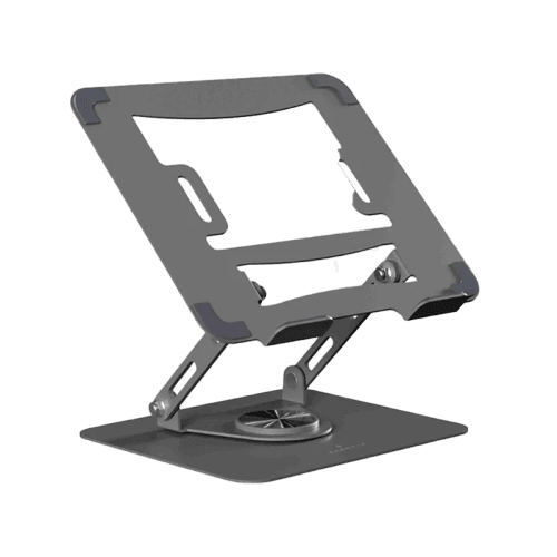Smart Premium Aluminium Rotatable Laptop Stand - Gray