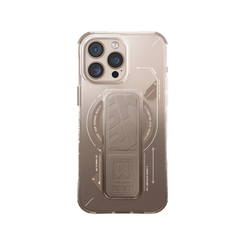 SkinArma Helio MagSafe Case With Grip Stand for iPhone 16 Pro - Gold
