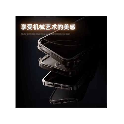 Luxury Aluminum Metal Frame Mobile Phone Case For iPhone 16 Pro - Silver