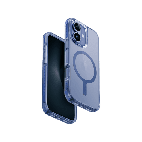 Uniq Hybrid Combat MagSafe Case for iPhone 16 Plus - Pearl Blue