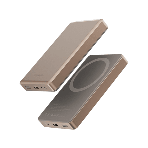 Energea AluPac Ultra Light Aluminum MagSafe 10000mAh Power Bank - Gold