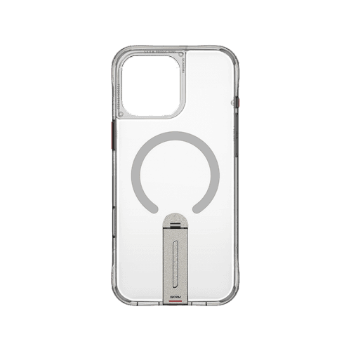 SkinArma Helix MagSafe Case With 360 Rotating Stand for iPhone 16 Pro - Titanium