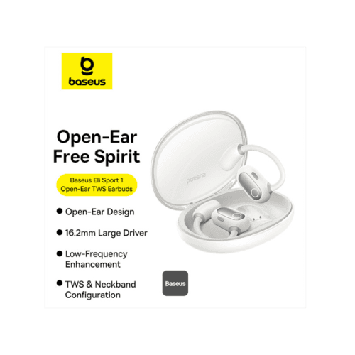 Baseus Eli Sport 1 Open-Ear Wireless Earphone - Stellar White