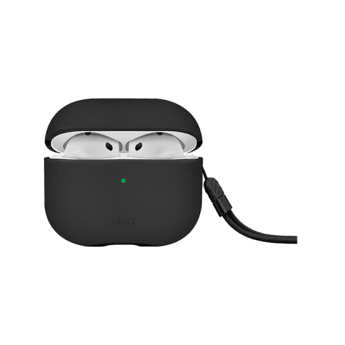 Uniq Lyden Hang Case for AirPods 4th Gen - Dallas Black