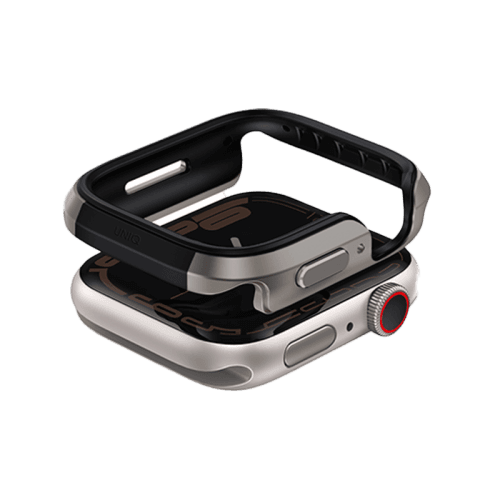 Uniq Valencia Case for Apple Watch 46MM - Titanium Silver