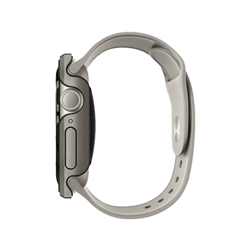 Uniq Valencia Case for Apple Watch 46MM - Titanium Silver