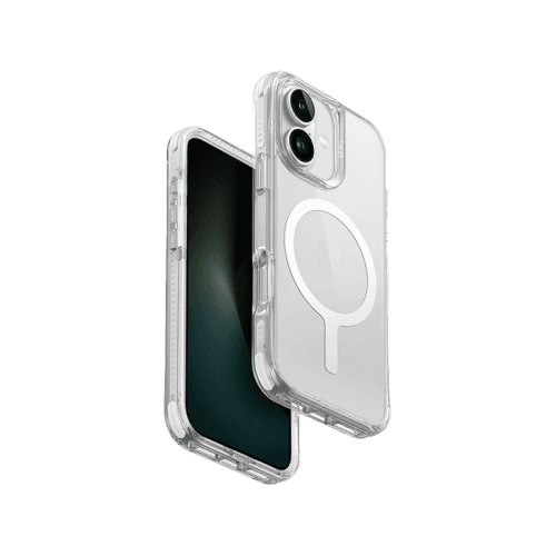 Uniq Hybrid Combat MagSafe Case for iPhone 16 - Lume White