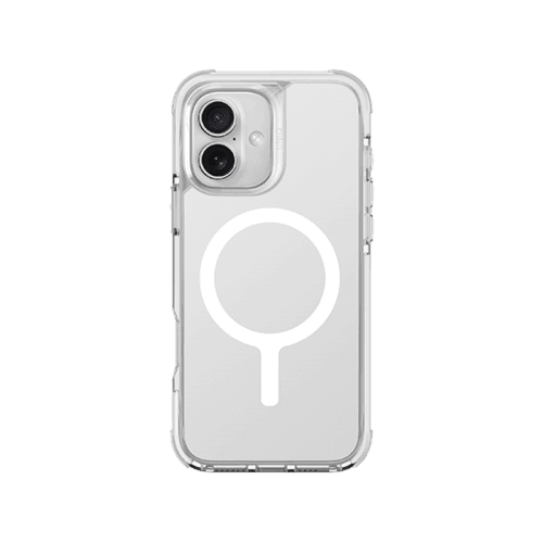 Uniq Hybrid Combat MagSafe Case for iPhone 16 - Lume White