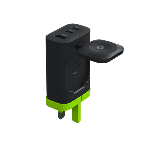 Goui Wall Charger 45W With Apple Watch Charger - Black