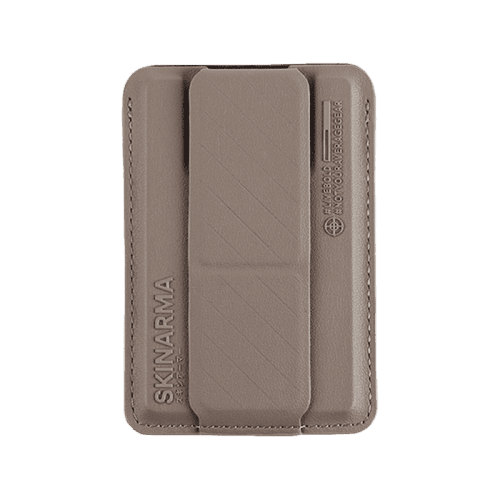 SkinArma Kado Wallet Mag-Charge Card Holder With Grip Stand - Champagne