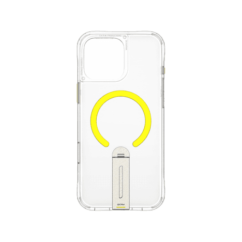 SkinArma Helix MagSafe Case With 360 Rotating Stand for iPhone 16 Pro - Clear