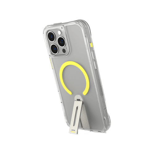 SkinArma Helix MagSafe Case With 360 Rotating Stand for iPhone 16 Pro - Clear