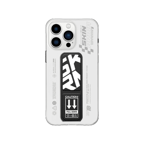 SkinArma Apex Grip-Stand Case for iPhone 15 Pro - Black