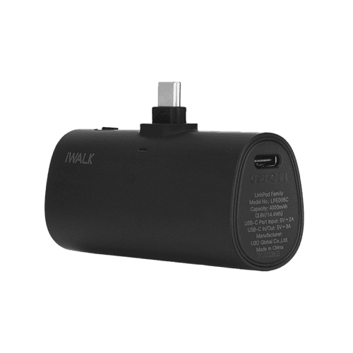 iWalk LinkPod 4 in 1 4500mAh Power Bank Station - Black