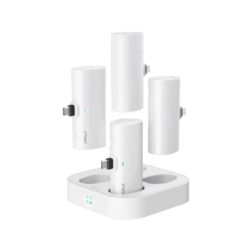 iWalk LinkPod 4 in 1 4500mAh Power Bank Station - White